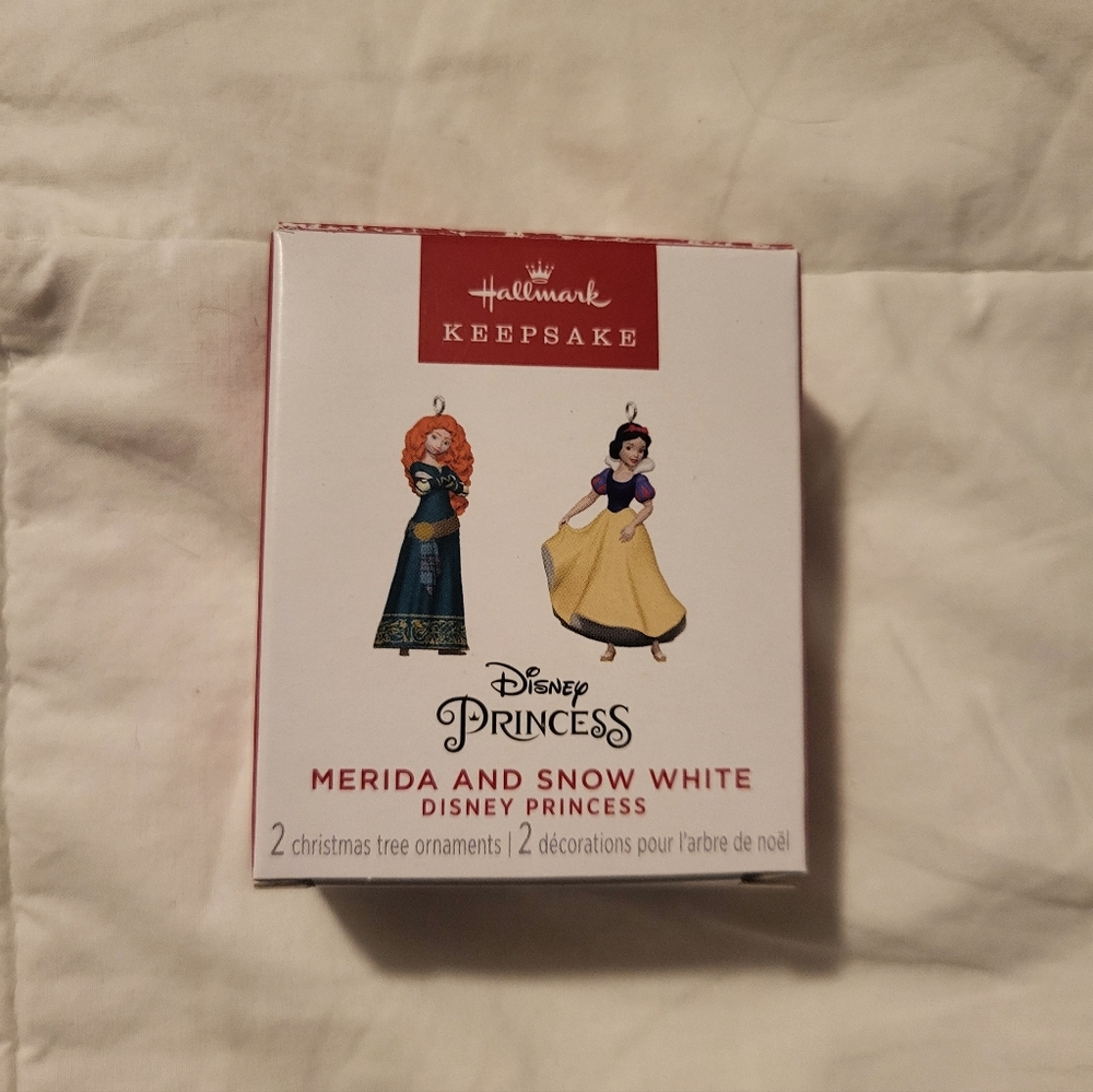 Hallmark Keepsake Disney Princess Ornament Set - Blue and Yellow